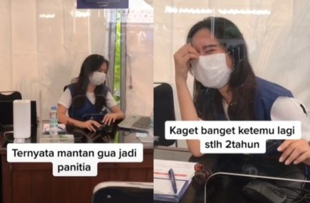 Ikuti Vaksinasi Covid 19 Pria ini Kaget Ternyata Dilayani Mantan Pacar