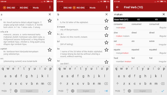 Kamus Offline ENG IND Aplikasi Translate Offline