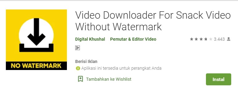 Cara Menghilangkan Watermark Snack Video dengan Cepat - Rancah Post