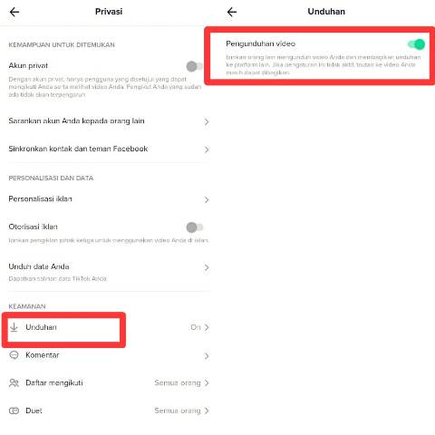Cara Agar Video TikTok Tidak Bisa Didownload Orang