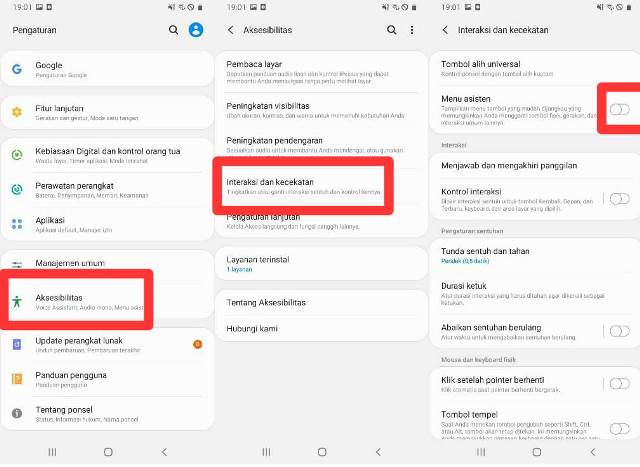 Cara Aktifkan Menu Asisten