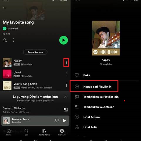 Cara Hapus Lagu dari Playlist Spotify