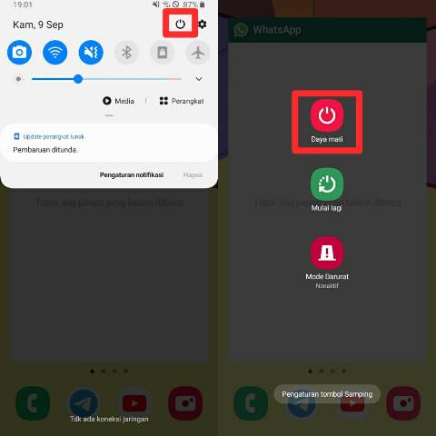 Cara Mematikan HP Samsung Tanpa Perlu Tombol Power