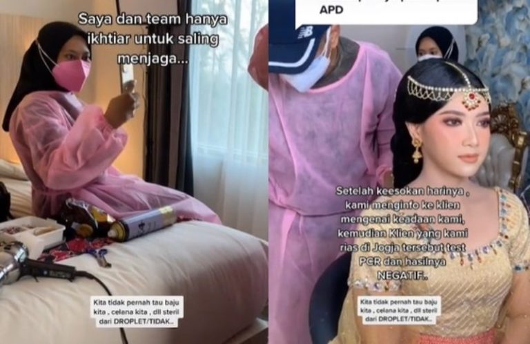 Cerita MUA Kena Nyinyir Gegara Rias Pengantin Pakai APD Disebut Seperti Mau Makeup Mayat