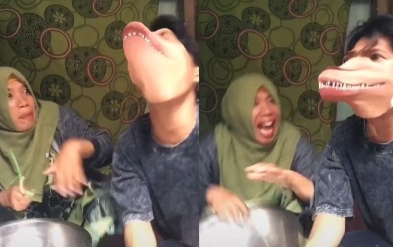 Emak-emak Panik Wajah Anak Berubah Jadi Buaya Saat Bikin Konten, Sampai Lakukan Hal ini! Emak emak Panik Wajah Anak Berubah Jadi Buaya Saat Bikin Konten Sampai Lakukan Hal ini