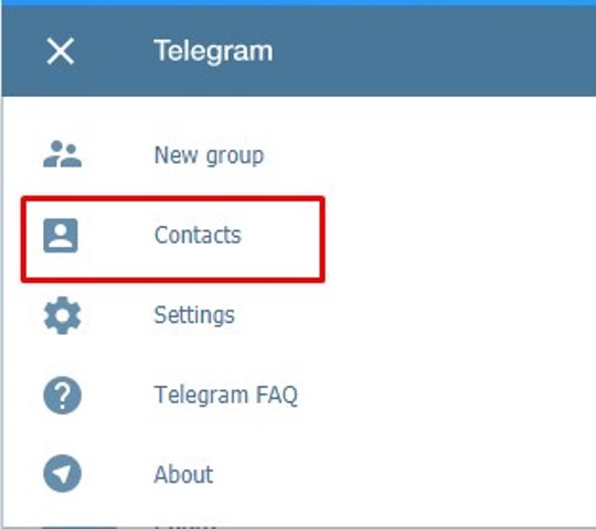 Kontak Telegram