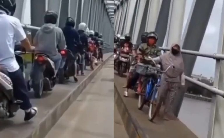 Nekat Lewat Trotoar Demi Hindari Macet, Para Pemotor Tetap Apes Gegara Ini Nekat Lewat Trotoar Demi Hindari Macet Para Pemotor Tetap Apes Gegara Ini