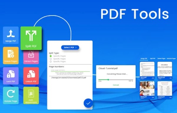 PDF Tools Aplikasi Pemisah PDF di Android