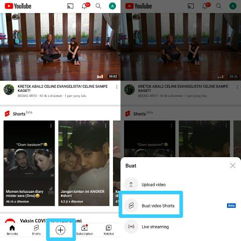 Pembuatan Video Pendek YouTube