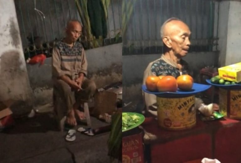 Sepi Pembeli, Kakek Penjual Sop Sampai Ketiduran Sambil Duduk Sepi Pembeli Kakek Penjual Sop Sampai Ketiduran Sambil Duduk