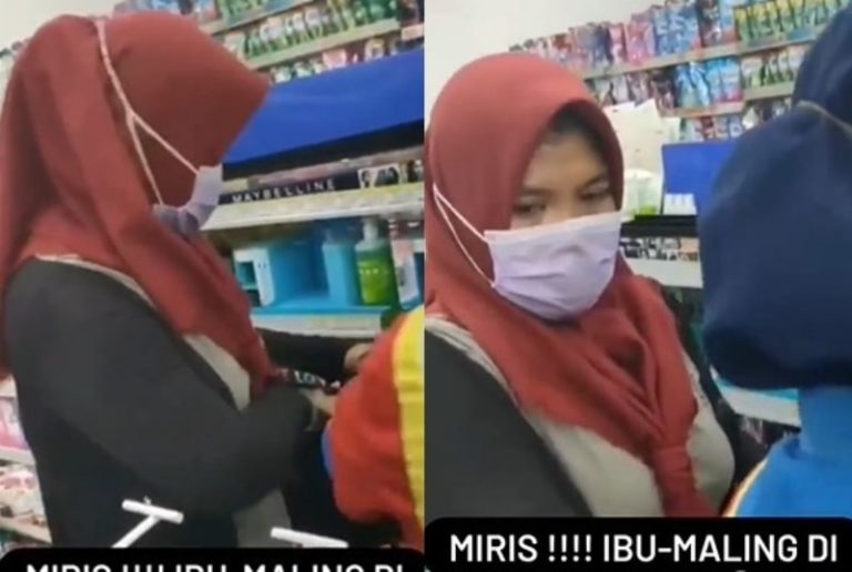 VIRAL Ibu ibu Kepergok Mencuri di Minimarket Pegawai Auto Ngamuk dan Marahi Pelaku