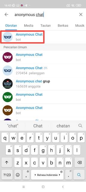 Anonymous Chat