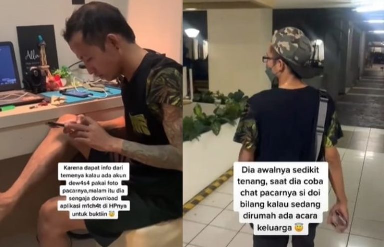 Bak Tersambar Petir Pria ini Syok Saat Sang Pacar Ketahuan Nekat Open BO