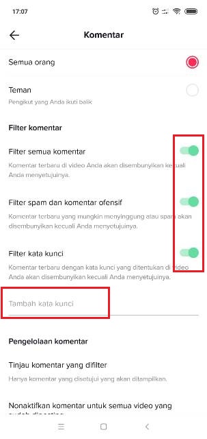Cara Batasi Komenan