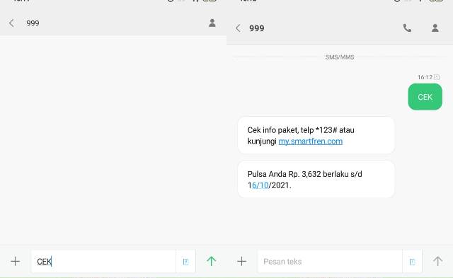 Cara Cek Pulsa Lewat SMS