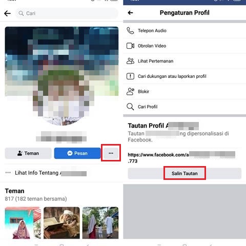 Cara Copy Link Facebook Orang Lain