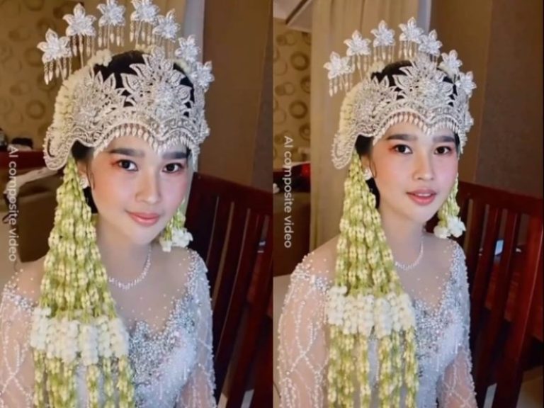 Cara Edit Wajah Jadi Pengantin yang Lagi Viral