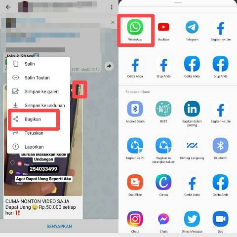 Cara Meneruskan Pesan Gambar dari Telegram ke WhatsApp