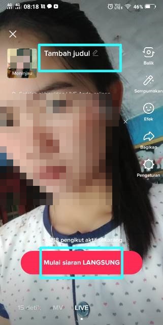 Cara Siaran Langsung di TikTok