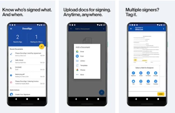 DocuSign – Upload Sign Docs Android dan iOS