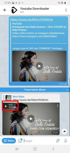 Pengunduhan Video YouTube