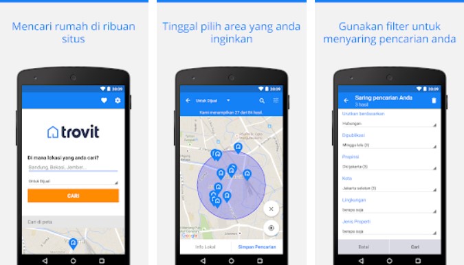 Trovit - Aplikasi Jual Beli Rumah