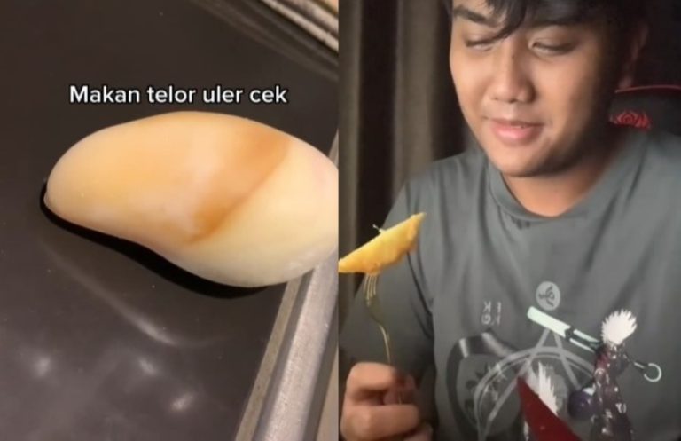 VIRAL Aksi Pria Bikin Telur Ular Dadar Langsung Begini Setelah Memakannya