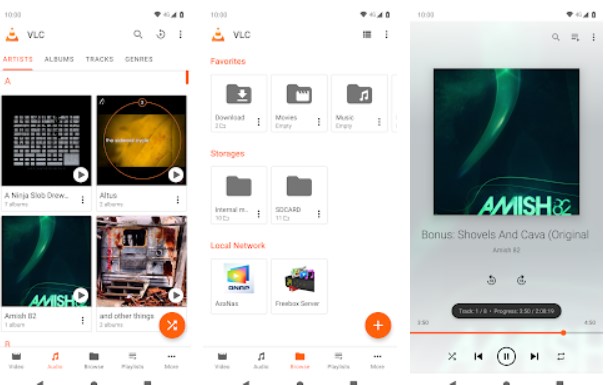 VLC forAndroid Aplikasi Video Musik