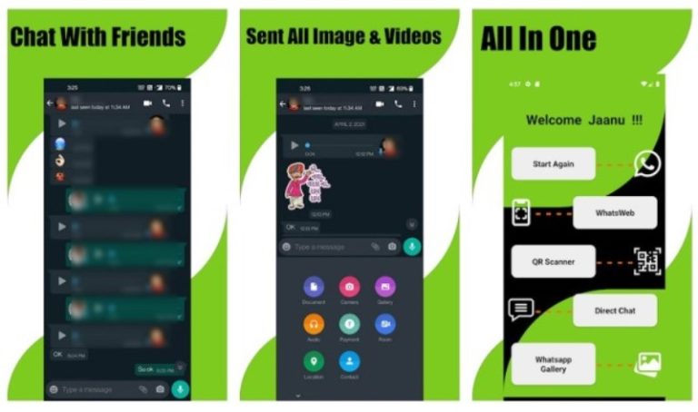 Aplikasi Whatsapp Transparan