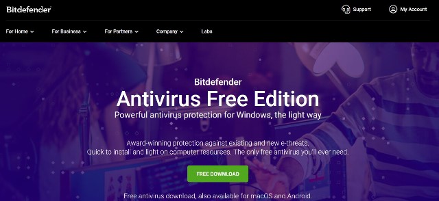 Bitdefender Antivirus Free Edition