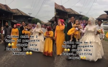 Bukan Makanan Wanita ini Ngidam Jadi Pengantin Saat Hamil Anak Kedua