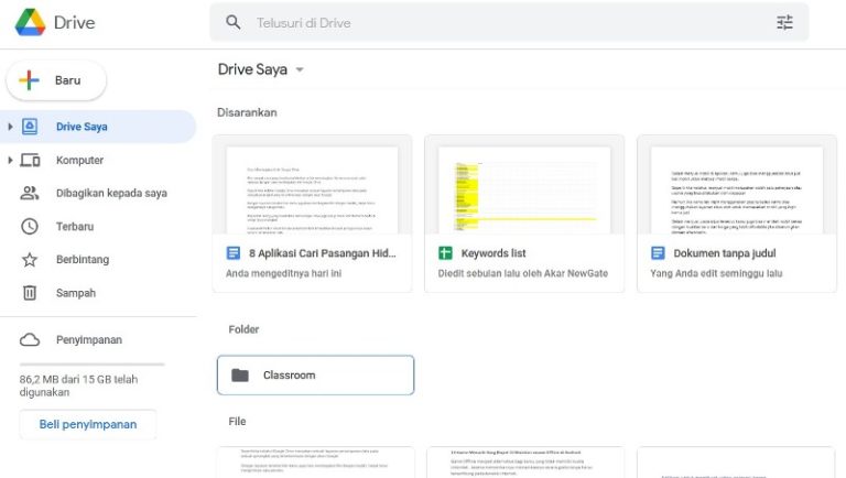 Cara Membagikan Link Google Drive