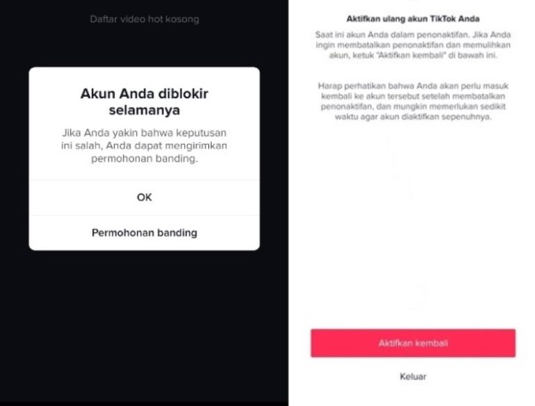 Cara Mengembalikan Akun TikTok yang di Blokir atau Tak Sengaja Terhapus