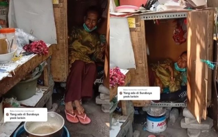 Hidup Sendiri, Nenek Penjual Kopi Terpaksa Tinggal di Lemari Karena Tak Punya Rumah Hidup Sendiri Nenek Penjual Kopi di Surabaya Harus Tinggal di Lemari Karena Tak Punya Rumah