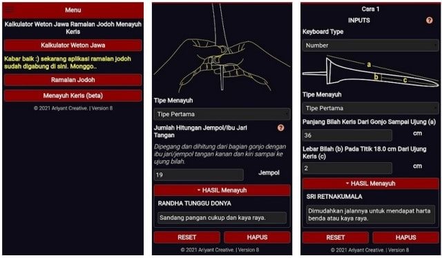 Kalkulator Weton Jawa Neptu Zodiak Shio Rezeki