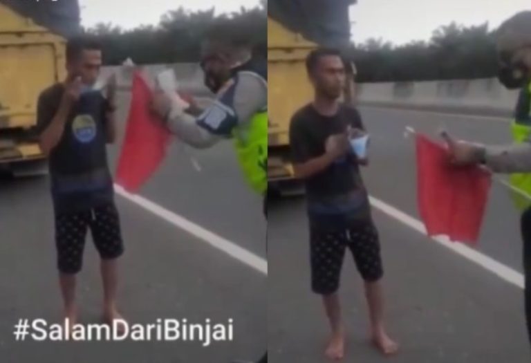 Kocak Berhentikan Pengemudi Truk Polisi Langung Ucap Salam dari Binjai Usai Tahu Hal ini