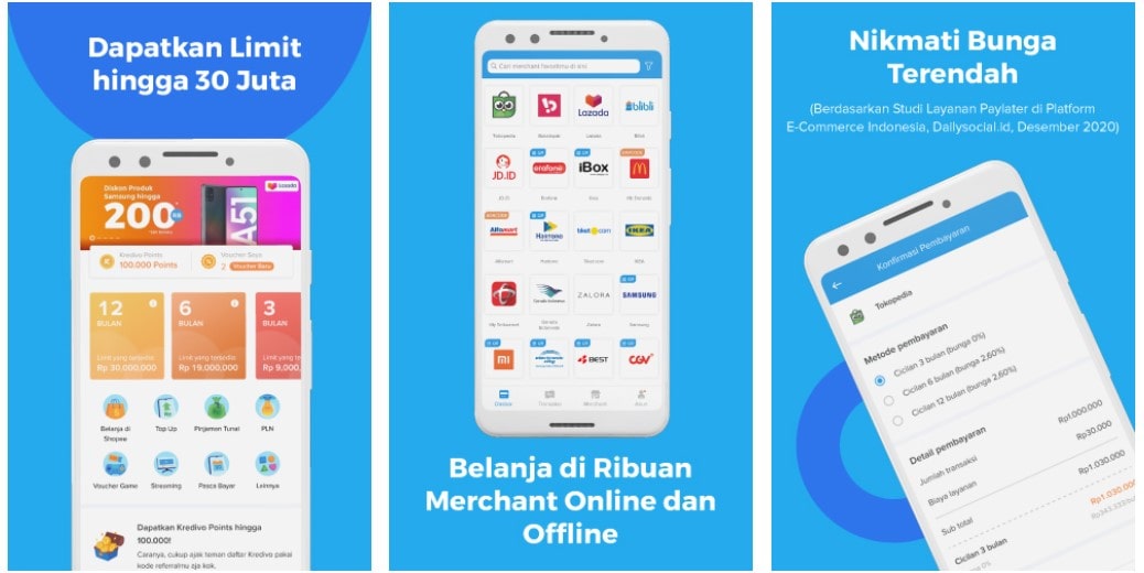 Kredivo - Apk Pinjam Pulsa Bayar Bulan Depan