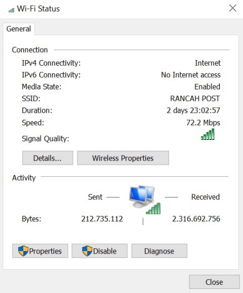 Mengetahui password WiFi tanpa aplikasi