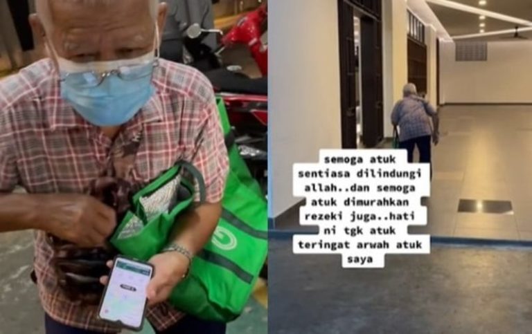 Meski Tubuh Membungkuk Kakek 68 Tahun Tetap Semangat Jadi Kurir Pengantar Makanan