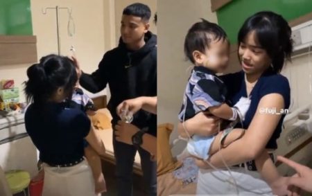 Momen Anak Vanessa Angel Gala Sky Ardiansyah Bertemu Om dan Tantenya Langsung Happy Banget