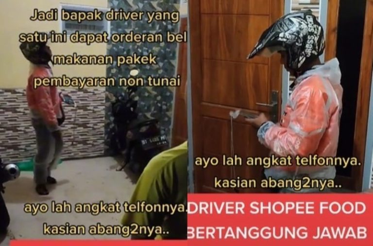 Pemesan Tak Bukakan Pintu dan Sulit Dihubungi Driver Pengantar Makanan Rela Nunggu Sampai 3 Jam