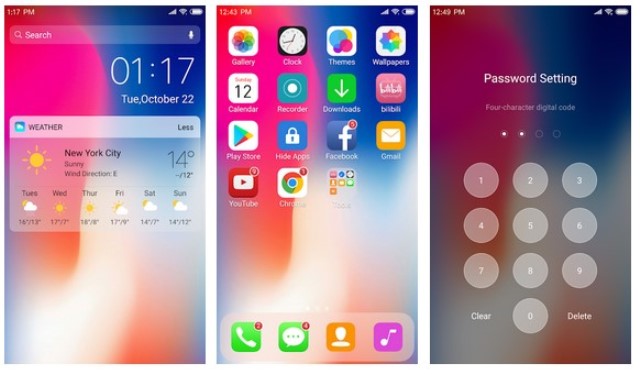 Phone X Launcher and Phone 8 - Apk Tema iPhonehone 8