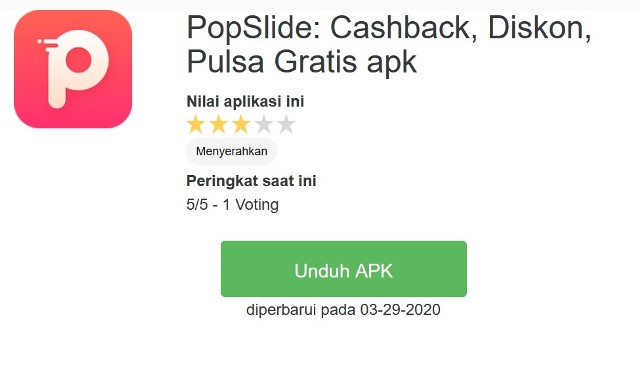 PopSlide - Apk Penghasil Uang iOS
