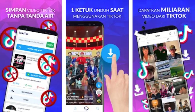 SnapTok Aplikasi Download Video TikTok Tanpa Watermark