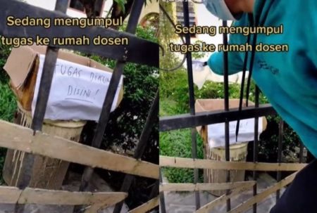 VIRAL Mahasiswa Kumpulkan Tugas di Rumah dengan Cara Tak Biasa Tuai Perdebatan