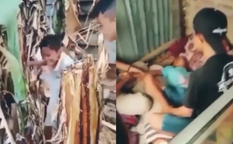 Viral Bocah Tinju Pohon Pisang Ala Salam dari Binjai Endingnya Histeris Gegara Keseleo
