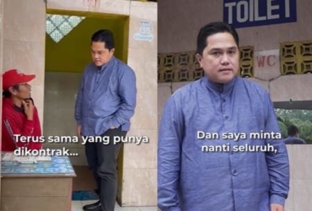 Viral Erick Thohir Minta Toilet di SPBU Harus Gratis Begini Respons Pertamina