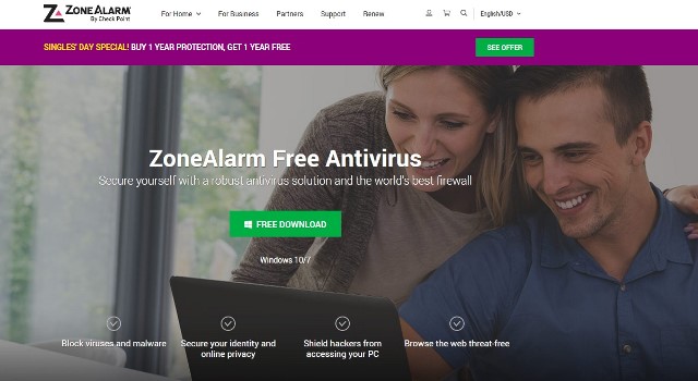 ZoneAlarm Free Antivirus