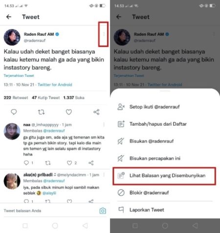 Cara Melihat Komentar di Twitter