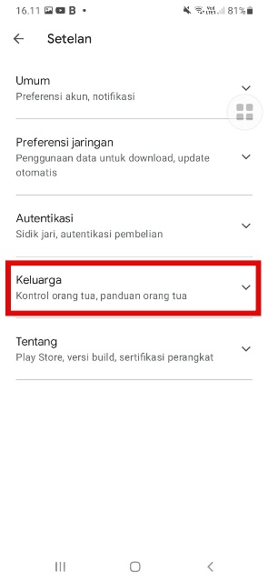 blokir aplikasi di Play Store
